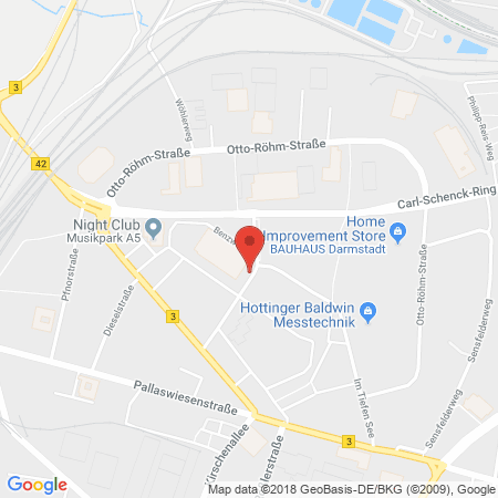 Standort der Tankstelle: JET Tankstelle in 64293, DARMSTADT