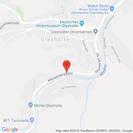 Standort der Autogas Tankstelle: Tilo Bretschneider 1a Autodienst in 01768, Glash&uuml;tte