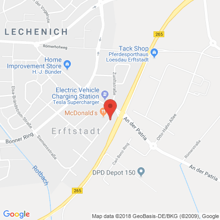 Standort der Tankstelle: JET Tankstelle in 50374, ERFTSTADT