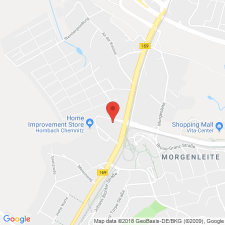 Standort der Tankstelle: Tankcenter Tankstelle in 09122, Chemnitz