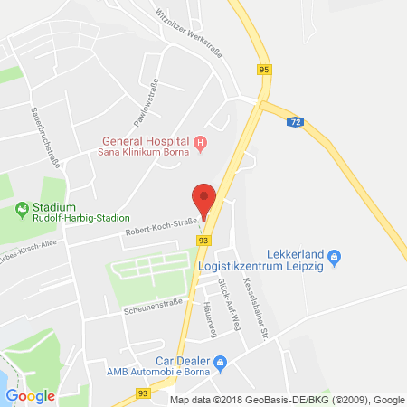 Standort der Tankstelle: TotalEnergies Tankstelle in 04552, Borna