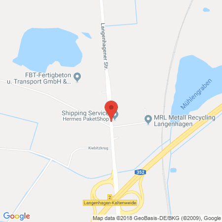 Position der Autogas-Tankstelle: Tankstelle Olsson in 30855, Langenhage