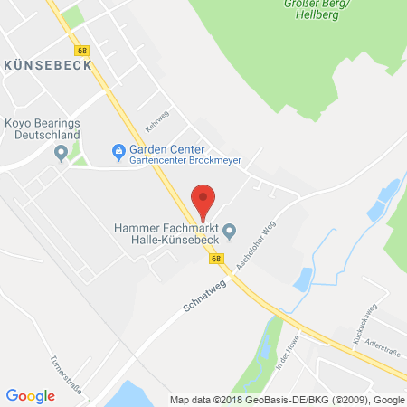 Position der Autogas-Tankstelle: JET Tankstelle in 33790, Halle In Westfalen