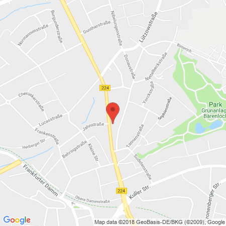 Position der Autogas-Tankstelle: Aral Tankstelle in 42653, Solingen