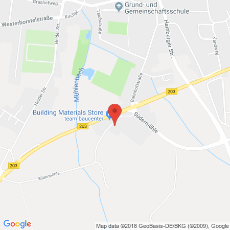 Standort der Tankstelle: team Tankstelle in 25782, Tellingstedt