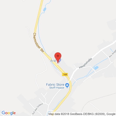 Position der Autogas-Tankstelle: Aral Tankstelle in 08294, Lößnitz