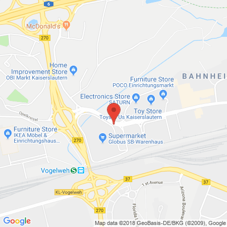 Standort der Tankstelle: Globus SB Warenhaus Tankstelle in 67663, Kaiserslautern