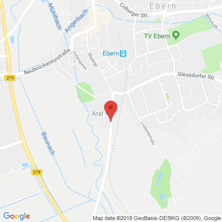 Standort der Tankstelle: ARAL Tankstelle in 96106, Ebern