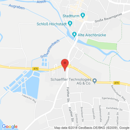 Standort der Tankstelle: ARAL Tankstelle in 91315, Höchstadt
