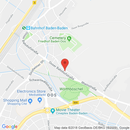 Standort der Tankstelle: Azur Tankstelle in 76532, Baden-Baden