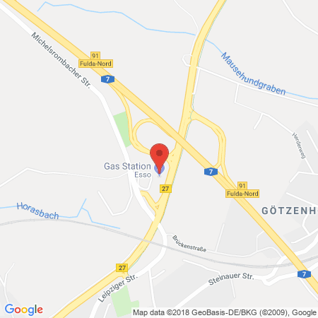 Standort der Tankstelle: ESSO Tankstelle in 36039, FULDA