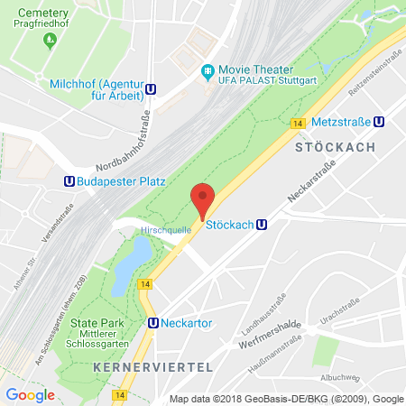 Standort der Tankstelle: ARAL Tankstelle in 70190, Stuttgart