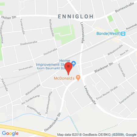 Standort der Tankstelle: Shell Tankstelle in 32257, Buende
