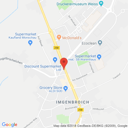 Position der Autogas-Tankstelle: Total Monschau in 52156, Monschau