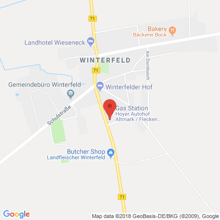 Position der Autogas-Tankstelle: Flecken Apenburg-winterfeld in 29416, Flecken Apenburg-winterfeld