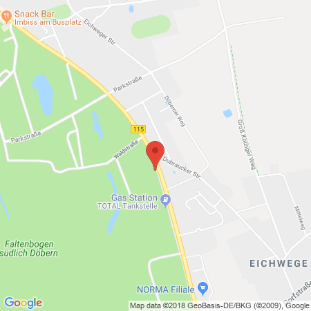 Standort der Tankstelle: TotalEnergies Tankstelle in 03159, Doebern