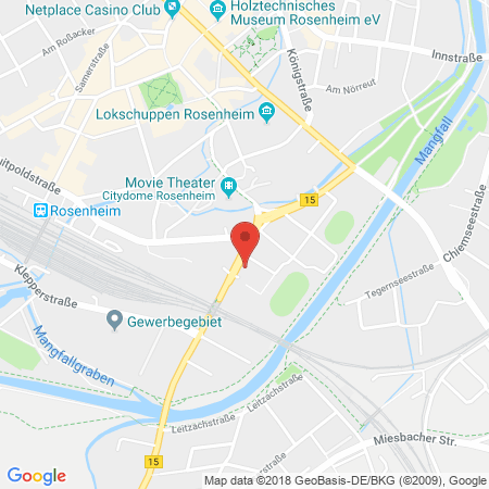 Standort der Tankstelle: ARAL Tankstelle in 83022, Rosenheim