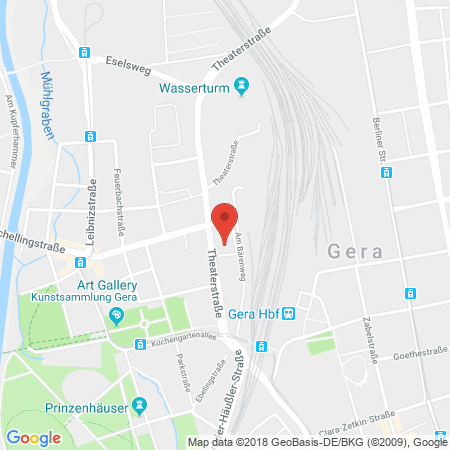 Standort der Tankstelle: bft - Walther Tankstelle in 07545, Gera
