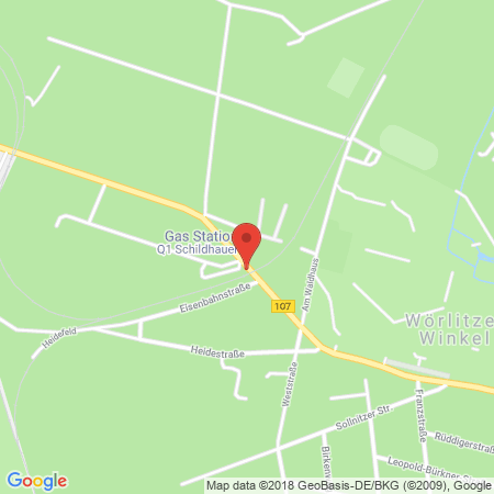Standort der Autogas Tankstelle: Q1 Tankstelle Christel Schildauer in 06785, Oranienbaum