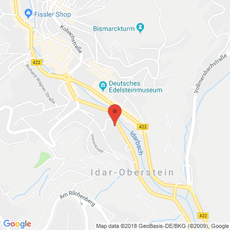 Standort der Tankstelle: Shell Tankstelle in 55743, Idar-Oberstein