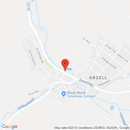 Standort der Tankstelle: AVIA Tankstelle in 36132, Eiterfeld-Arzell