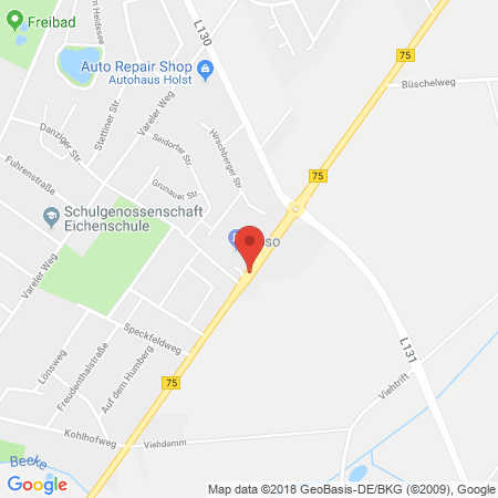 Position der Autogas-Tankstelle: Esso Station Tws GmbH in 27383, Scheeßel