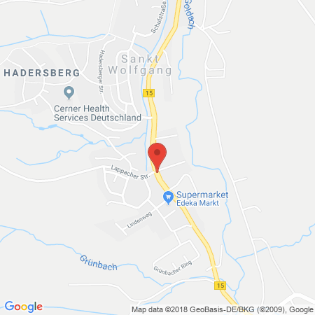 Position der Autogas-Tankstelle: Agip Tankstelle in 84427, St.wolfgang