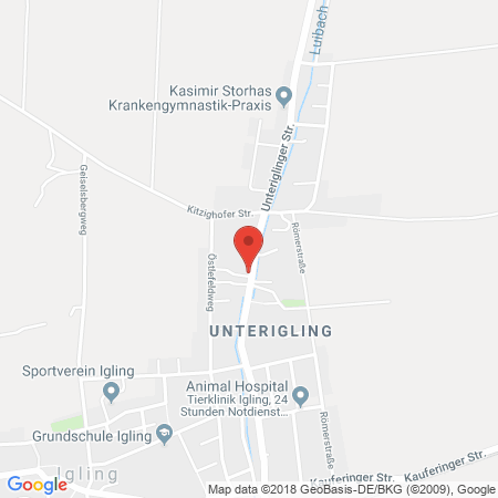 Standort der Tankstelle: AVIA Tankstelle in 86859, Igling