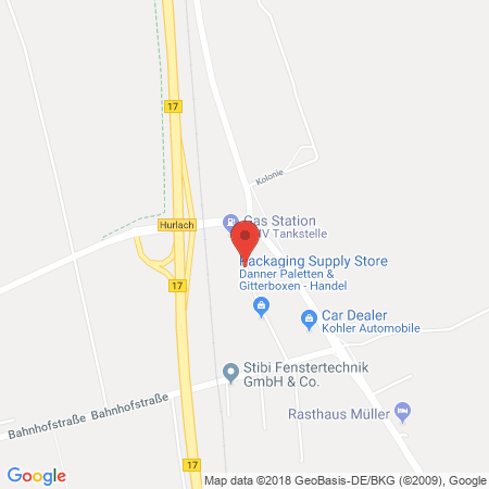 Position der Autogas-Tankstelle: OMV Tankstelle in 86857, Hurlach