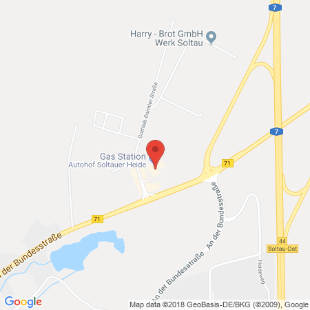 Position der Autogas-Tankstelle: Soltau in 29614, Soltau