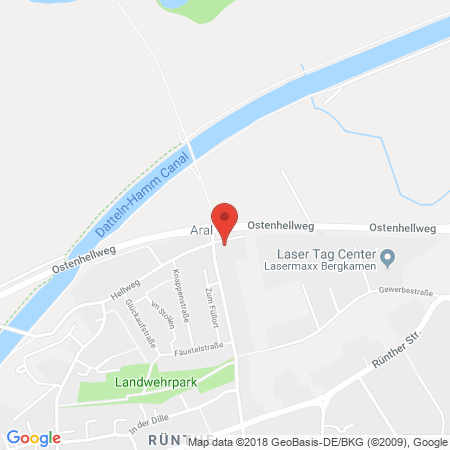 Standort der Tankstelle: ARAL Tankstelle in 59192, Bergkamen