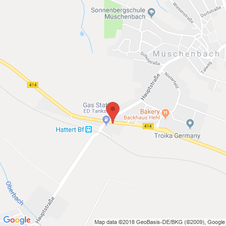 Standort der Tankstelle: ED Tankstelle in 57629, Müschenbach