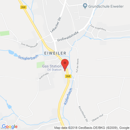 Position der Autogas-Tankstelle: Oil! Tankstelle Heusweiler in 66265, Heusweiler