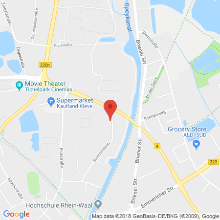 Standort der Autogas Tankstelle: Rübo-Gas Handels GmbH in 47533, Kleve