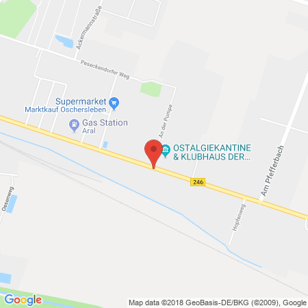 Position der Autogas-Tankstelle: Tec Gmbh in 39387, Oschersleben