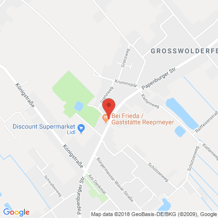 Standort der Autogas Tankstelle: AVIA Service-Station Rolf Herrlich in 26810, Flachsmeer