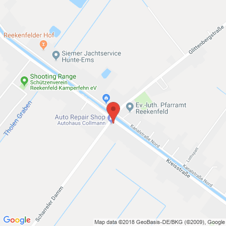 Position der Autogas-Tankstelle: AVIA Tankstelle in 26169, Friesoythe