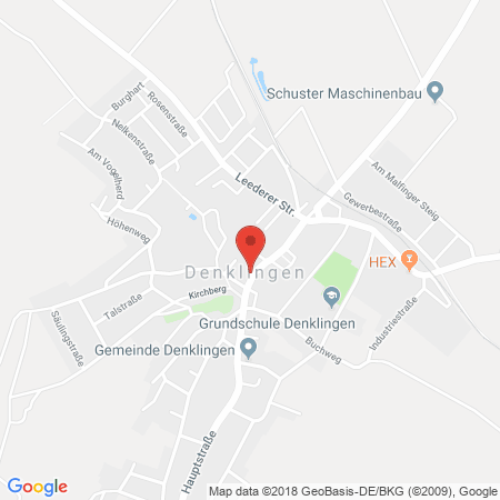 Standort der Tankstelle: AVIA XPress Tankstelle in 86920, Denklingen