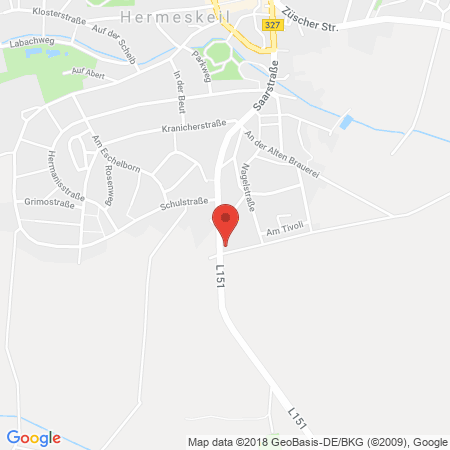 Position der Autogas-Tankstelle: Römer Gmbh in 54411, Hermeskeil