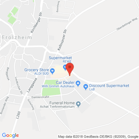 Standort der Tankstelle: ARAL Tankstelle in 88453, Erolzheim