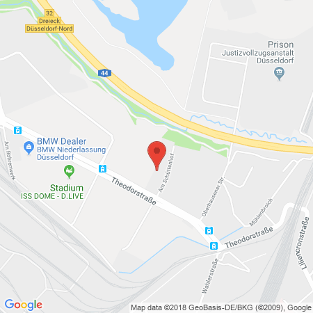 Standort der Tankstelle: TotalEnergies Tankstelle in 40472, Duesseldorf