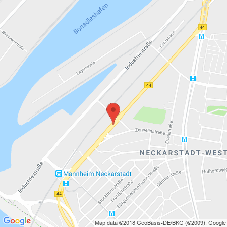 Standort der Tankstelle: ARAL Tankstelle in 68169, Mannheim