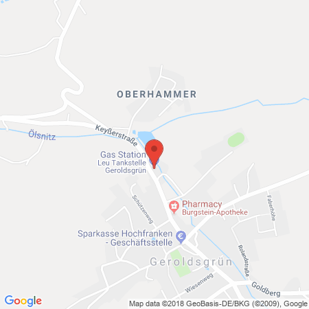 Standort der Tankstelle: Leu Energie Tankstelle in 95179, Geroldsgrün