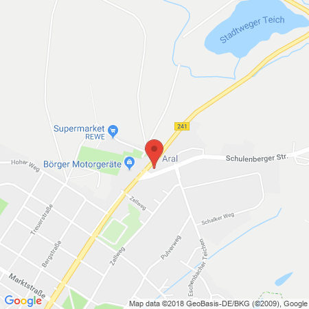 Position der Autogas-Tankstelle: Aral Tankstelle in 38678, Clausthal-zellerfeld