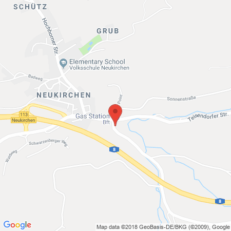 Position der Autogas-Tankstelle: Anton Langwieder in 83364, Neukirchen