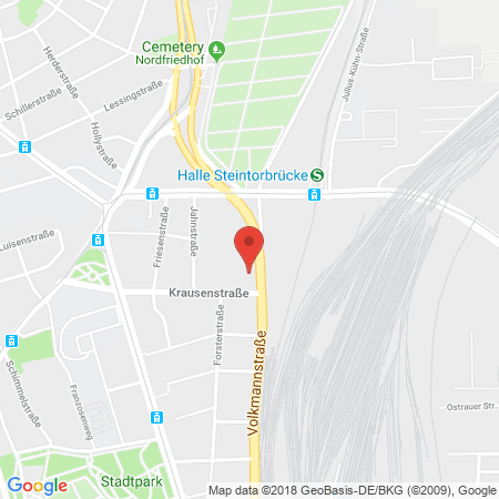 Standort der Tankstelle: ARAL Tankstelle in 06112, Halle