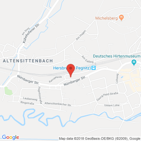 Position der Autogas-Tankstelle: Freie Tankstelle Hirschmann in 91217, Hersbruck