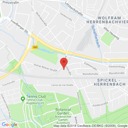 Standort der Tankstelle: AVIA Tankstelle in 86161, Augsburg