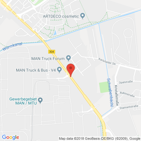 Standort der Autogas Tankstelle: H&H Autogas in 80995, München