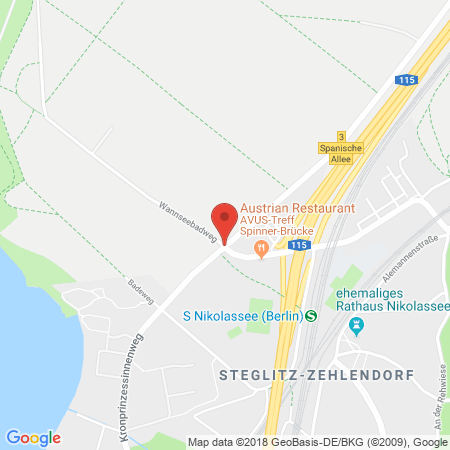 Standort der Autogas Tankstelle: BAB-Tankstelle Grunewald West (Agip) in 14129, Berlin